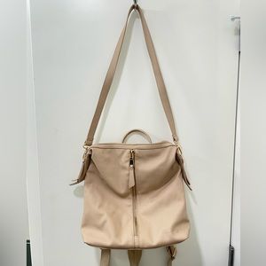 Taupe Urban Expressions backpack purse